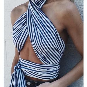 Hand made body wrap shirt